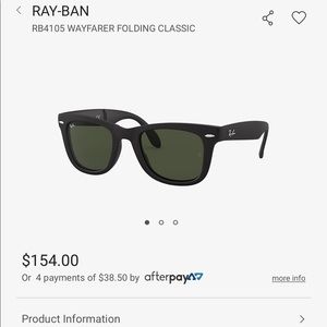 Ray-Ban Folding Wayfarer